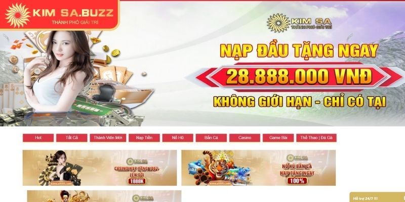 Thưởng chào mừng hấp dẫn
