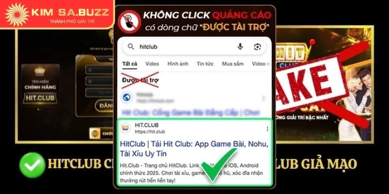 Dấu hiệu nhận biết và Tố cáo Hitclub giả